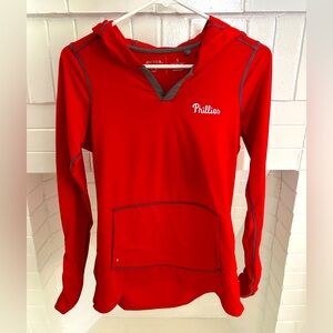 Antigua Women's Red Hoodie - Philadelphia Phillies